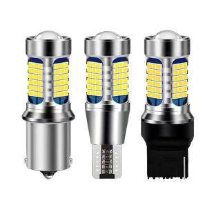 倒车led灯改装超亮汽车流氓倒车灯泡鹰眼辅助灯后尾灯T15T20 1156