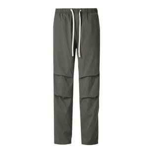 REDCHARCOAL美式工装伞兵裤男夏季宽松休闲裤户外直筒裤男士裤子