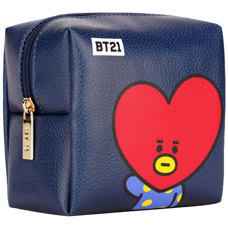 BT21公仔化妆包pu手包