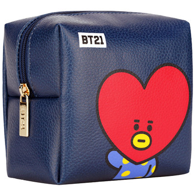 BT21公仔化妆包pu手包