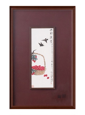若奈齐白石真迹扫描大利迭来挂画