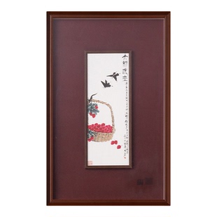 若奈 x 广汇美术馆 联手收藏！齐白石真迹扫描《大利迭来》挂画