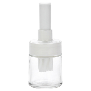 日本asvel油刷油瓶一体玻璃刷油壶家用耐高温烧烤刷子专用硅胶刷