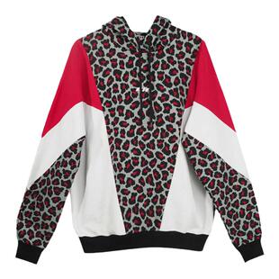 孤品特价MSGM女子运动休闲连帽套头衫卫衣外套