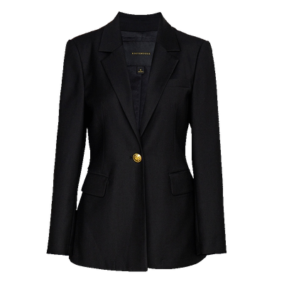 罗衣职业通勤长袖修身西装外套