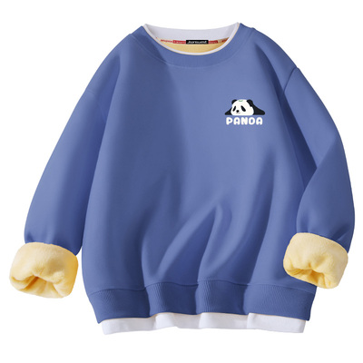 真维斯加绒加厚卫衣男青少年上衣