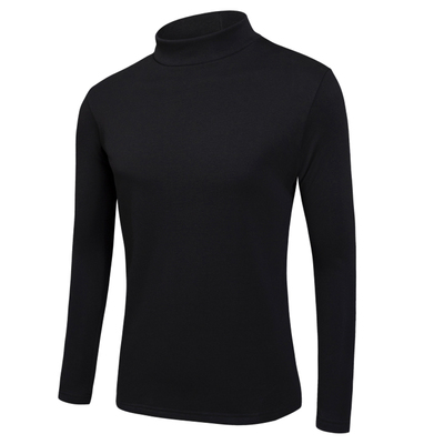 长袖韩版青年加绒加厚保暖高领