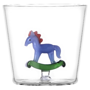 意大利ichendorf 胡桃夹子水杯高脚果盘玻璃托盘点心甜品摆放台