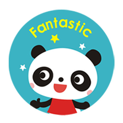 可爱动物教学表扬卡磁贴