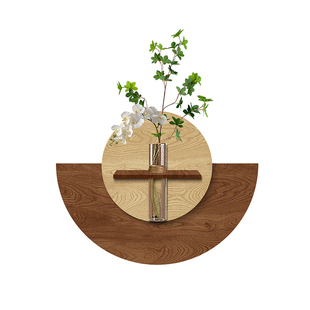 中古风玄关装饰画高级感简约客厅餐厅水培挂画立体砂岩走廊壁画灯