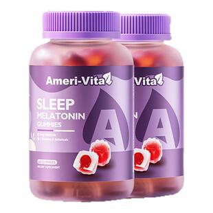 亚美唯他褪黑素软糖sleepwell茶氨酸睡眠片加强助眠GABA氨基丁酸