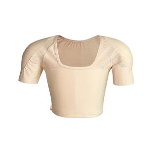 宝塔双开门垫肩束胸大胸显小无痕内衣蜂窝透气直角肩二次元cos用