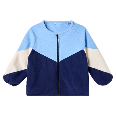 儿童摇粒绒罩衣秋冬加厚防脏