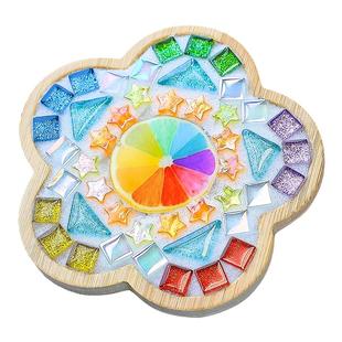 手工diy儿童手工制作材料包马赛克杯垫艺术品自己手工制作艺术品