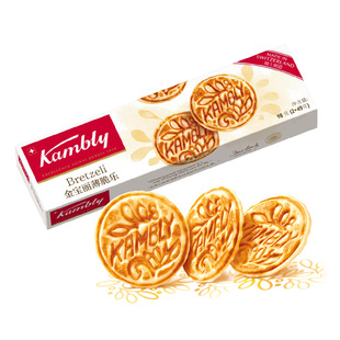 Kambly金宝丽薄脆乐瑞士进口饼干华夫饼薄片饼干休闲零食饼干薄
