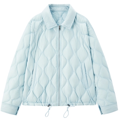 【小葫芦】太平鸟商场同款轻薄羽绒服女宽松白鸭绒外套A1ACF4126