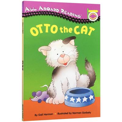 英文原版 All Aboard Rearding: Otto the Cat 启蒙3-5岁儿童认知 友情、关怀 汪培珽一阶段书单 可搭picky nicky Too Noisy