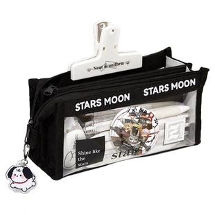 巨耐脏！TPU透明笔袋男孩2025新款大容量初中生高中小学生铅笔盒