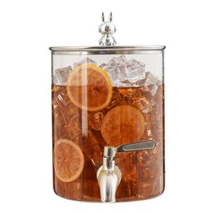 可乐桶容器调酒酒桶啤酒饮料桶耐高温玻璃罐带龙头水果茶桶果汁桶