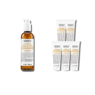 【官旗】科颜氏金盏花氨基酸洁面乳清洁啫喱洗面奶正品^百补