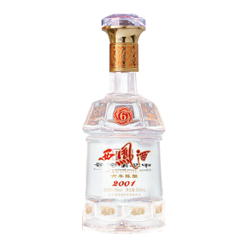 西凤酒礼盒陈酿6年500ml45度