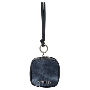MOUSSY Geek Chic系列零钱包挂脖项链女士包包仿牛仔复古风挂包