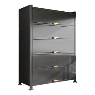 家用阳台防水防晒储物柜钢制收纳置物柜一体靠墙防尘杂物铁皮柜子