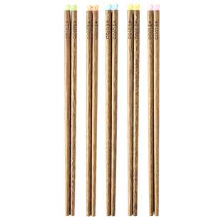 玉米实木筷子家用个人专人专用吃饭家庭款儿童食品级鸡翅木耐高温