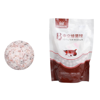 鱼缸中空石英球过滤材料纳米培菌球硝化细菌净化水质水族箱细菌屋