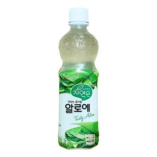 韩国原装进口熊津芦荟汁500ml*20瓶/箱饮料饮品粒粒果肉●1箱包邮