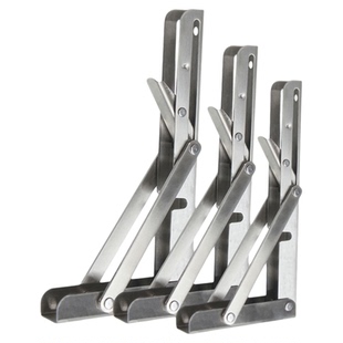 不锈钢三角支架可折叠承重隔板层板挂墙上桌子托架折叠支架置物架