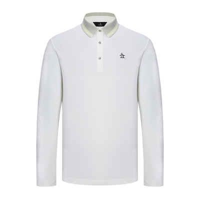 万星威高尔夫长袖翻领Polo衫
