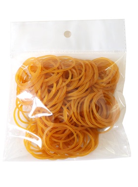 耐高温黄色橡皮筋发廊专用热烫