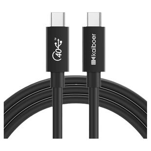 开博尔镀银USB4数据线全功能typec线240w高速PD100W快充40G手机USB3.0适用苹果电脑8K高清雷电3数据连接线