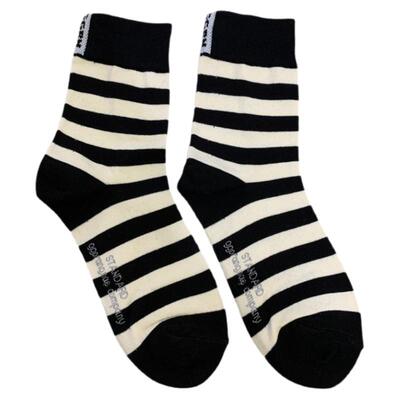韩国东大门女袜ggorangnae条纹袜