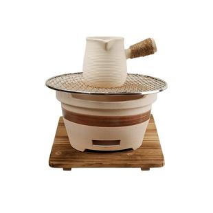 围炉煮茶烤火炉套装器具全套家用室内冬日炭火炉泥炉围聚煮茶炉子