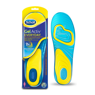 德国爽健scholl减震鞋垫除防臭吸汗透气超软防痛足弓支撑按摩鞋垫