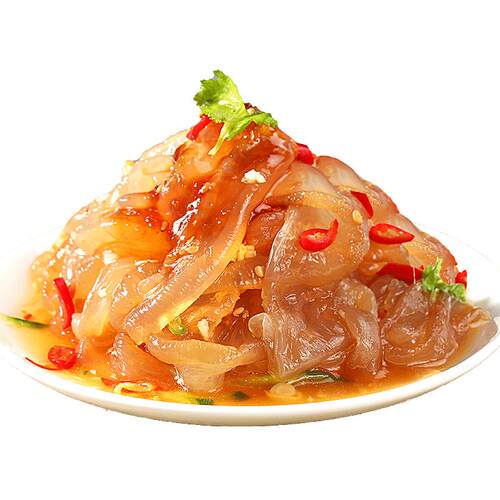 海蜇丝即食凉拌菜盐渍海蜇皮海哲丝海蜇头特级无沙酒店商用批发