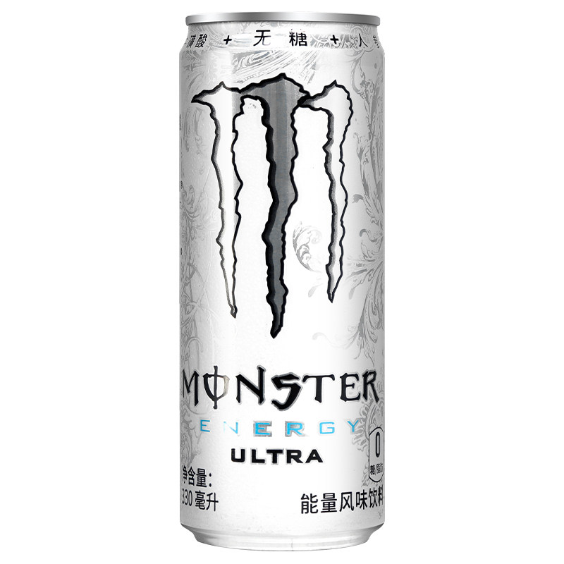Monster魔爪能量维生素能量风味饮料24罐整箱330ml拉罐黑魔爪白魔