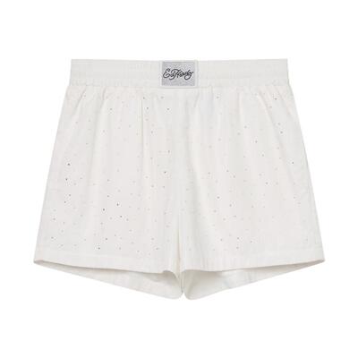 【夏季新品】Ed Hardy埃德哈迪女士烫钻合身短裤E1SBW302