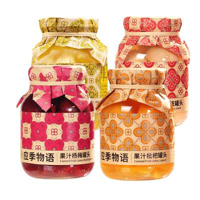应季物语水果罐头果汁代替糖水