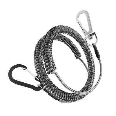 刘志强钢丝失手绳自动伸缩钓鱼挂