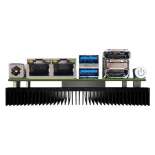 倍控X86迷你主机QNAS开发版N100双网口DIY嵌入式NAS工控主板串口