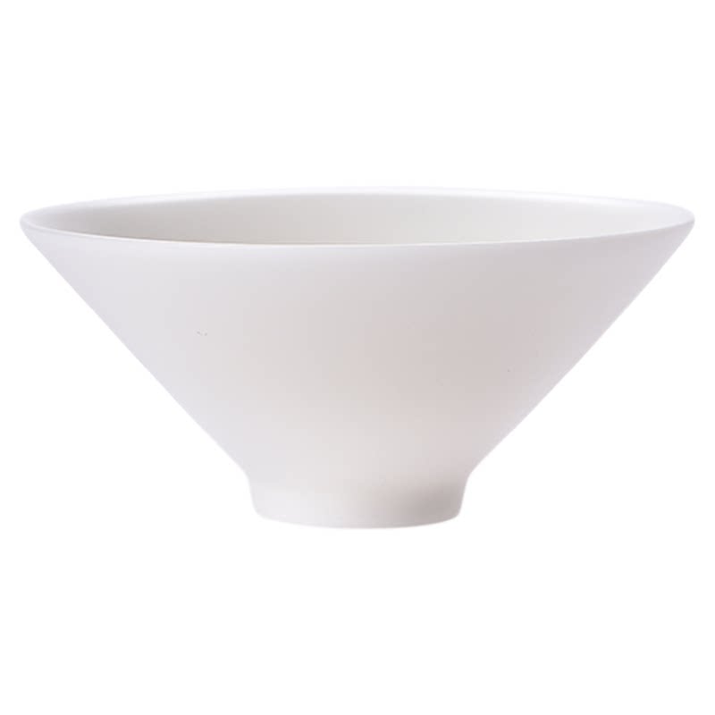 羊脂玉主人杯素烧斗笠个人茶杯