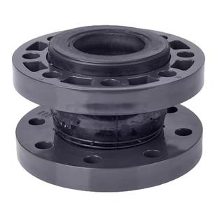 upvc,pvc法兰式橡胶接头同心橡胶软接头单球DN6550减震器三元乙丙
