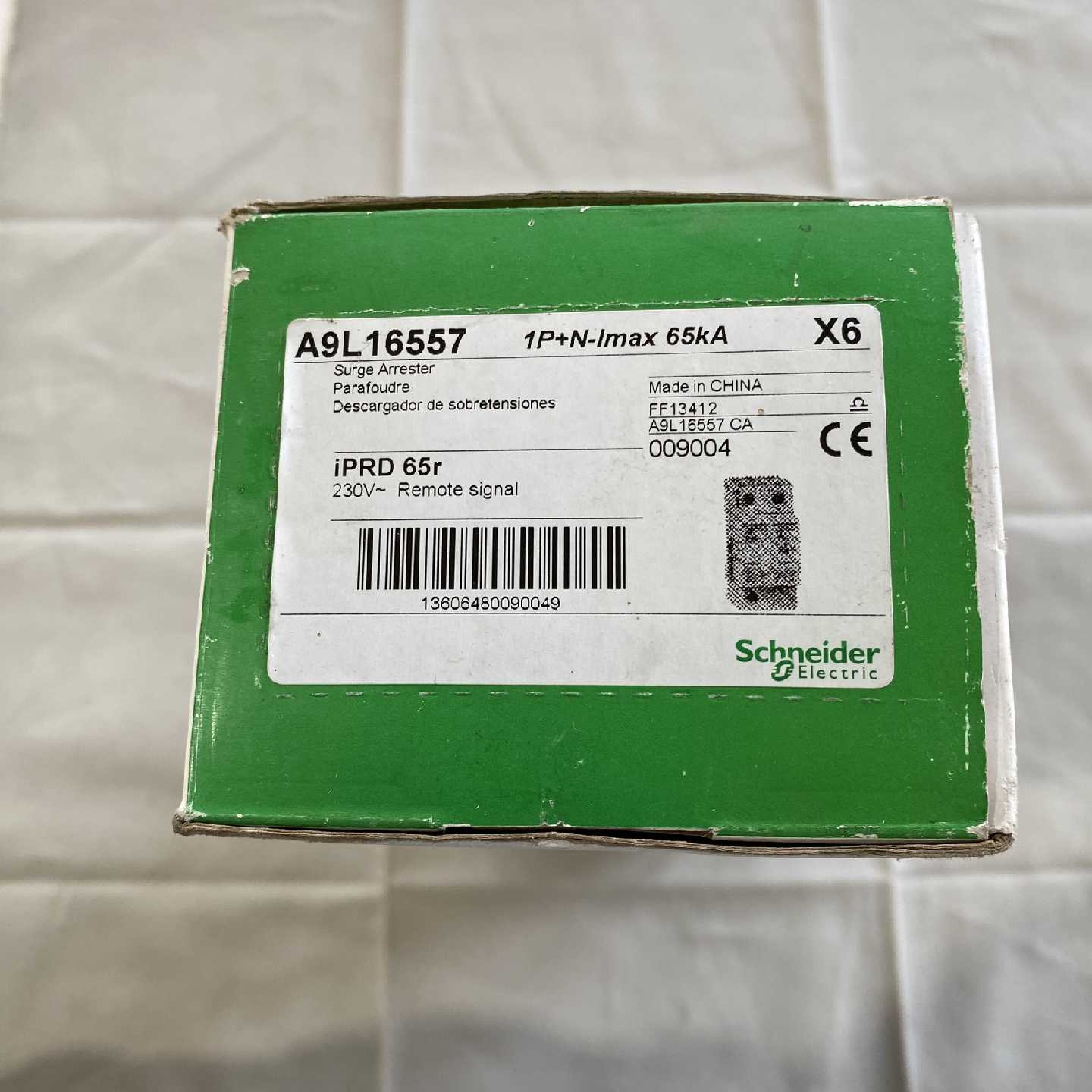 议价施耐德浪涌保护器A9L16557 T2类电涌保护器IPRD 65KA 1PN