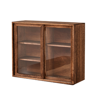 实木防尘博古架多宝阁茶杯茶具置物架展示收纳柜化妆品茶柜餐边柜