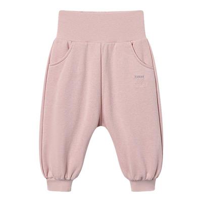 嫚熙童装儿童屁屁裤加绒加厚卫裤保暖护肚裤小月龄婴幼儿高腰裤冬