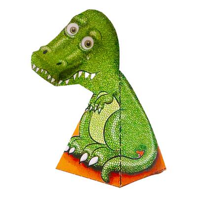 抖音同款3d鳄鱼折纸儿童立体卡纸