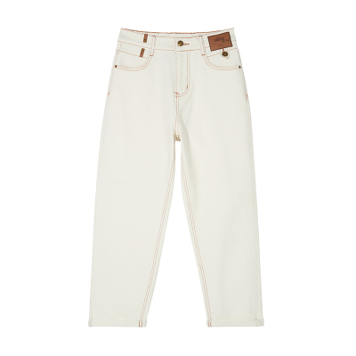 UGIZ2025年春季新品商场同款韩版宽松休闲直筒牛仔裤女UAQJ833